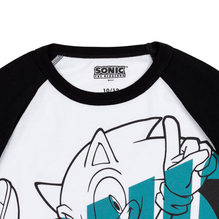 SEGA Sonic The Hedgehog 2 Pack Long Sleeve Graphic T-Shirt