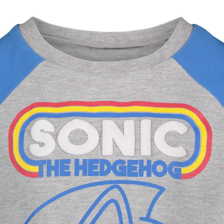 Paquete de 2 raglán de Sonic The Hedgehog Camiseta gráfica