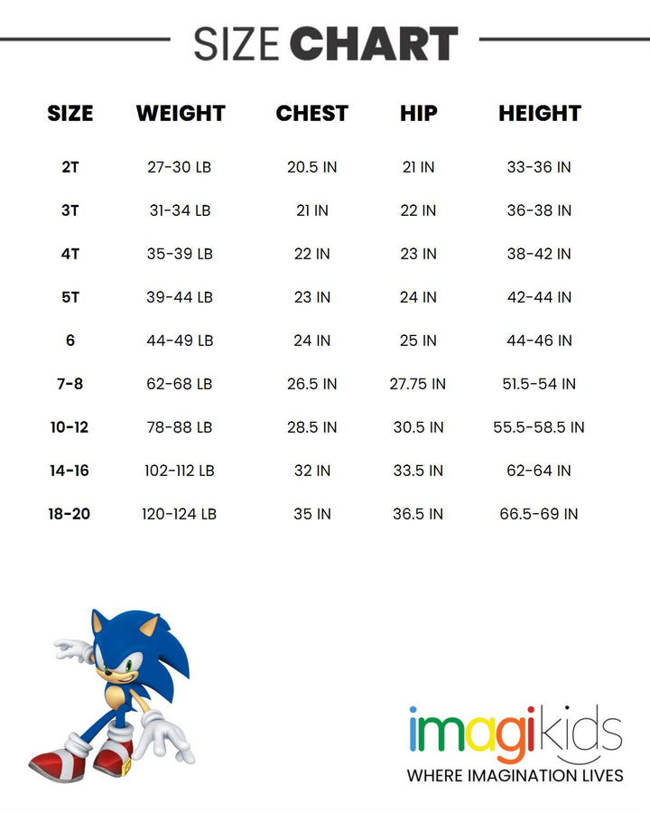 Sonic The Hedgehog 2 Pack Raglan Graphic T-Shirt