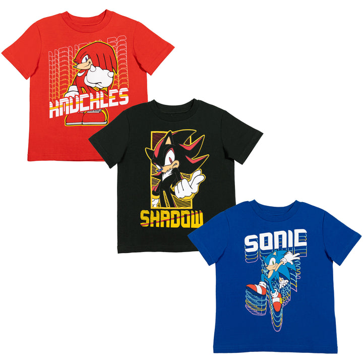 SEGA Sonic the Hedgehog 3 Pack T-Shirts