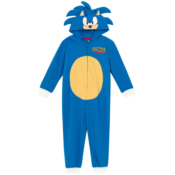 SEGA Sonic the Hedgehog Zip Up Cosplay Coverall