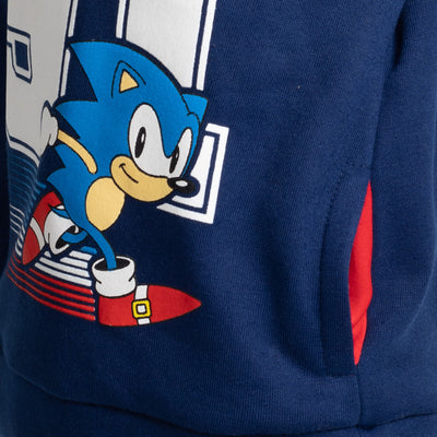 SEGA Sonic The Hedgehog sudadera con capucha de forro polar