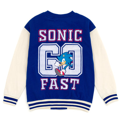 SEGA Sonic the Hedgehog Fleece Bomber Jacket and Jogger Pants