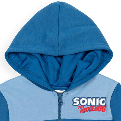 SEGA Sonic the Hedgehog Fleece Half Zip Hoodie