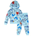 SEGA Sonic the Hedgehog Fleece Pullover Hoodie and Jogger Pants Outfit Set