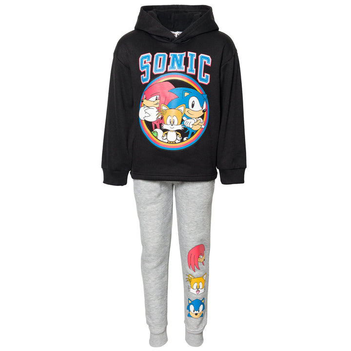 SEGA Sonic the Hedgehog Fleece Pullover Hoodie and Pants Outfit Set