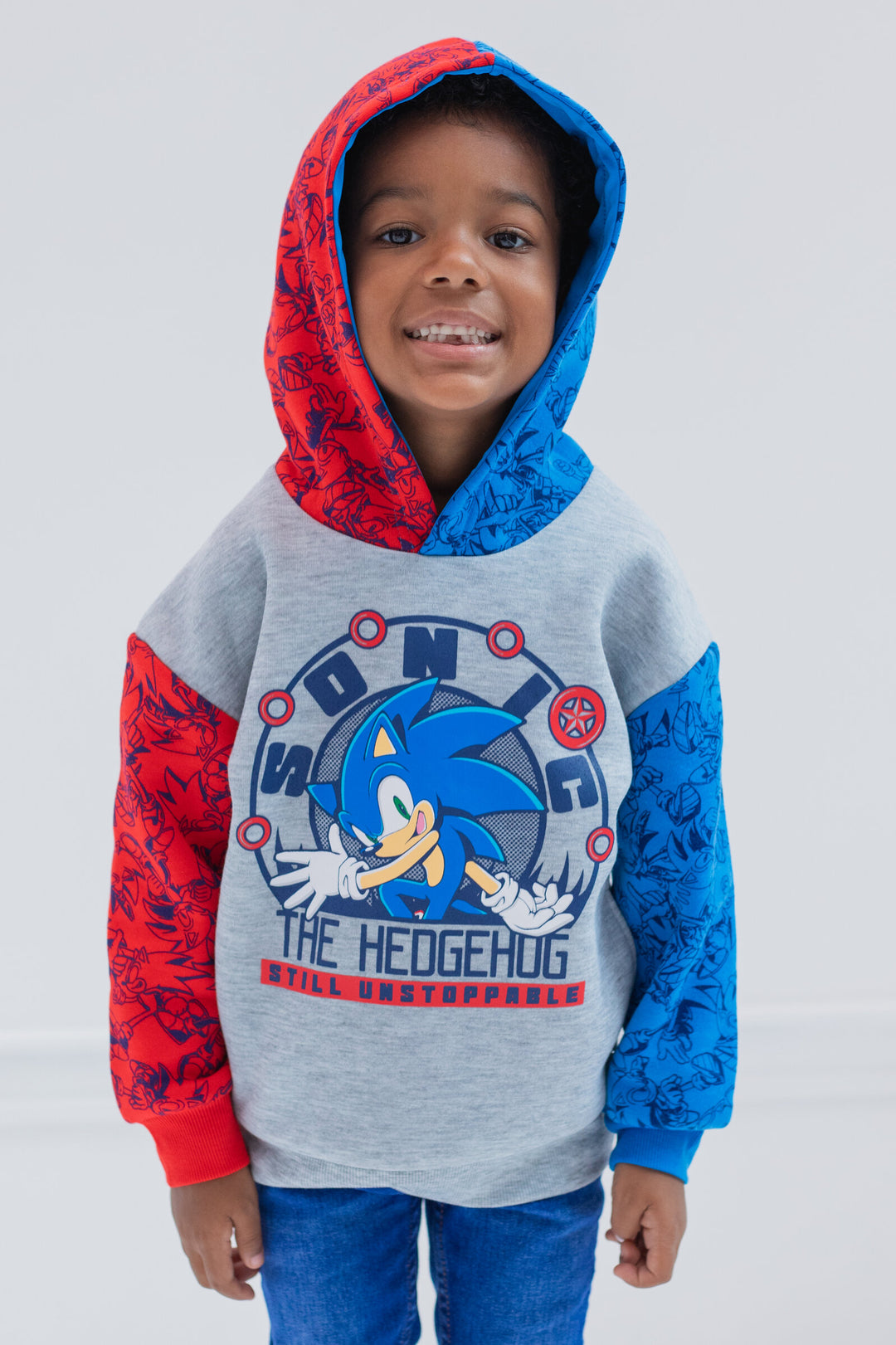 SEGA Sonic the Hedgehog Fleece Pullover Hoodie