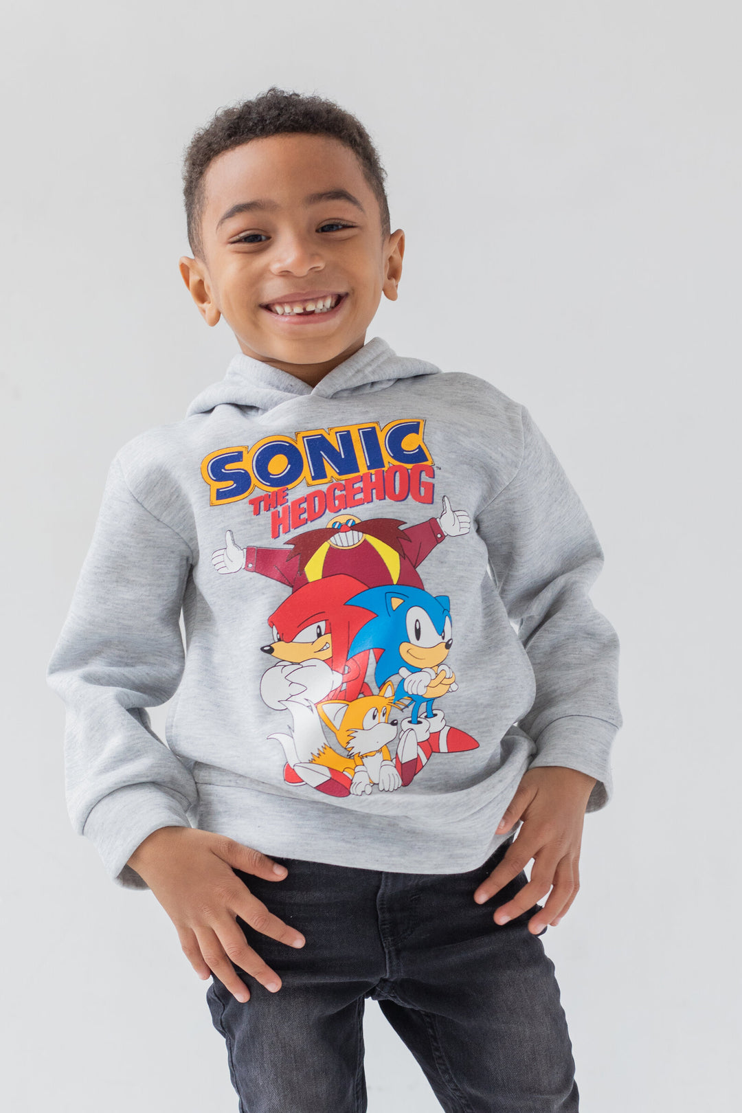 SEGA Sonic the Hedgehog Fleece Pullover Hoodie