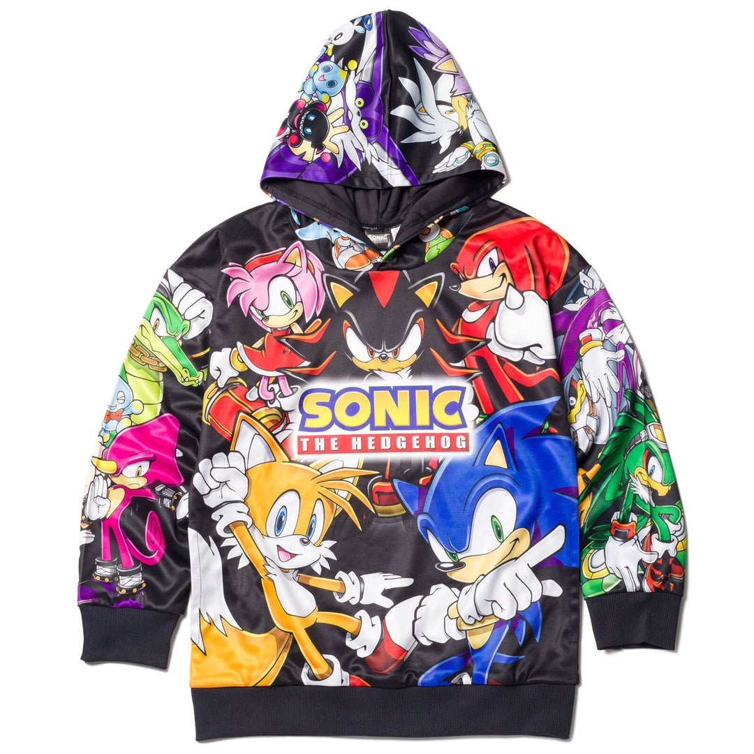 SEGA Sonic the Hedgehog Fleece Pullover Hoodie