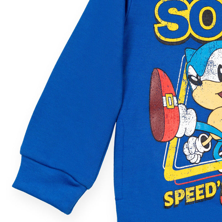 SEGA Sonic the Hedgehog Fleece Pullover Hoodie