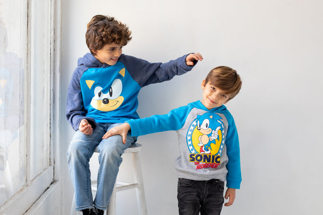 SEGA Sonic the Hedgehog Fleece Pullover Hoodie