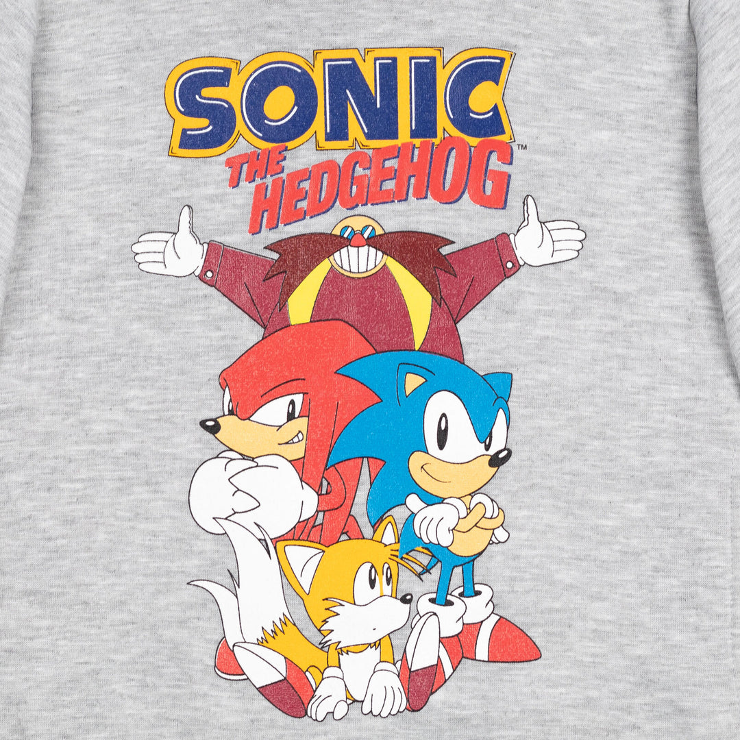 SEGA Sonic the Hedgehog Fleece Pullover Hoodie