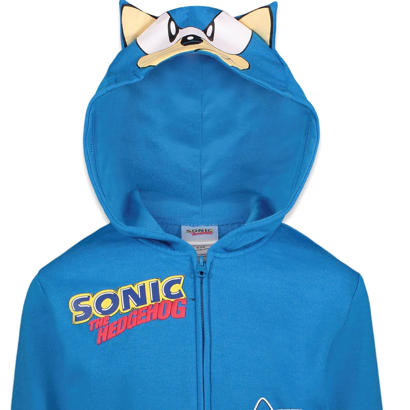 SEGA Sonic the Hedgehog Fleece Zip Up Hoodie