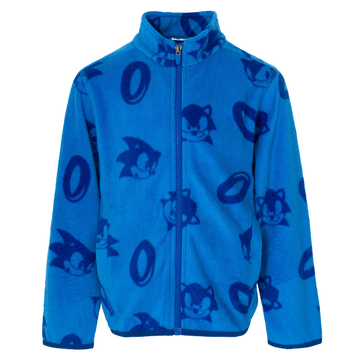 SEGA Sonic the Hedgehog Fleece Zip Up Jacket