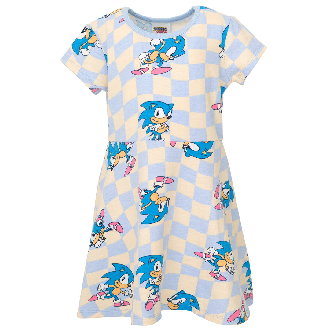 SEGA Sonic The Hedgehog French Terry Skater Dress