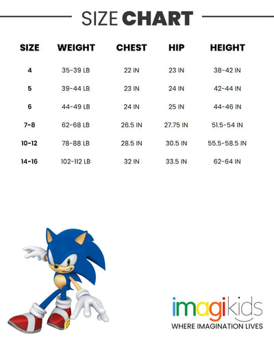 SEGA Sonic the Hedgehog French Terry T-Shirt and Bike Shorts Outfit Set