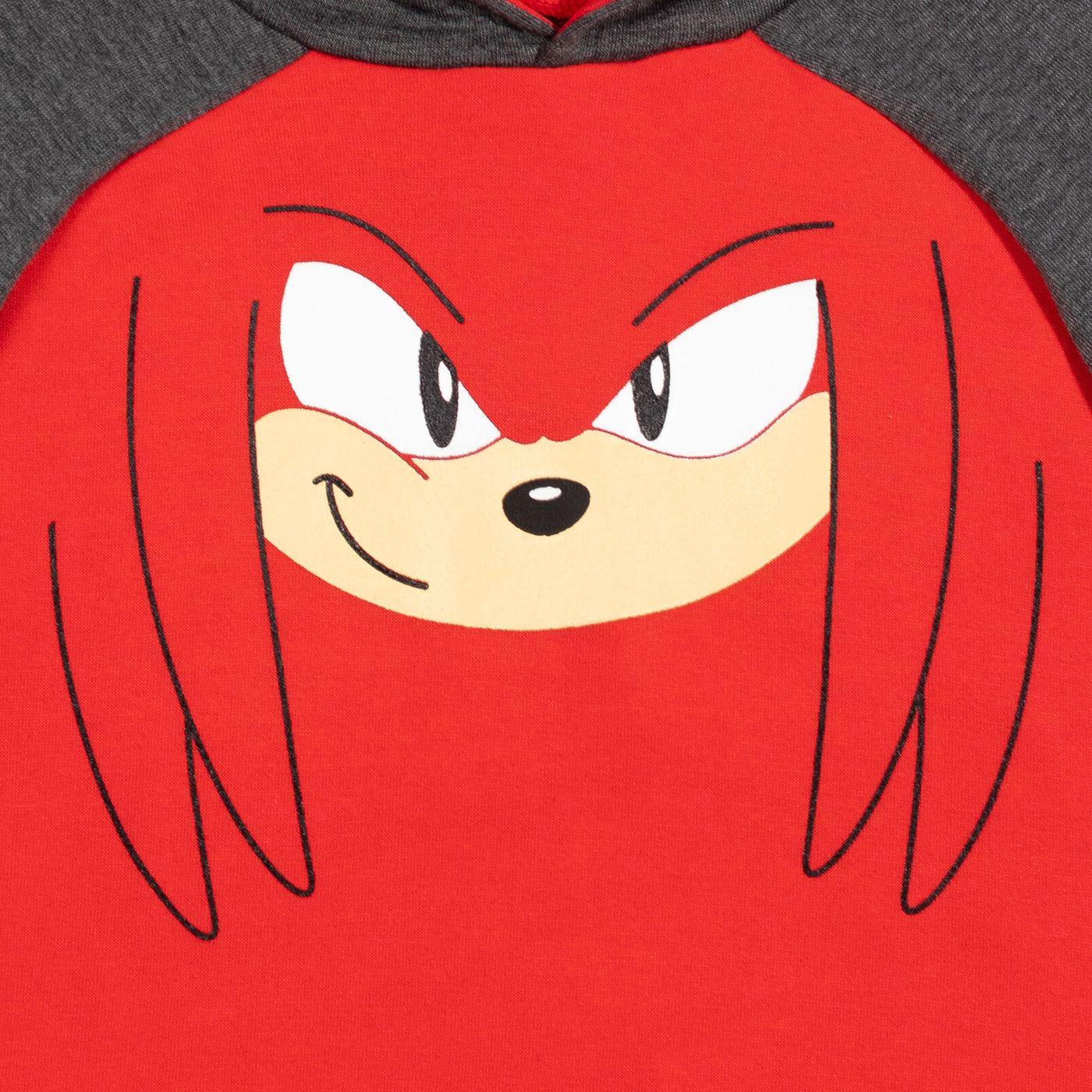 SEGA Sonic the Hedgehog Knuckles Fleece Pullover Hoodie
