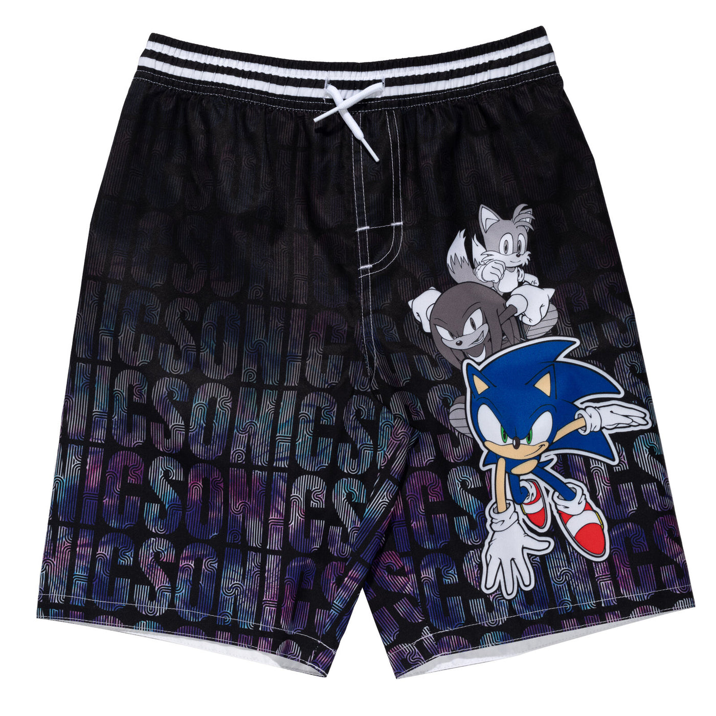 SEGA Sonic the Hedgehog Pullover Rash Guard and Swim Trunks Outfit Set