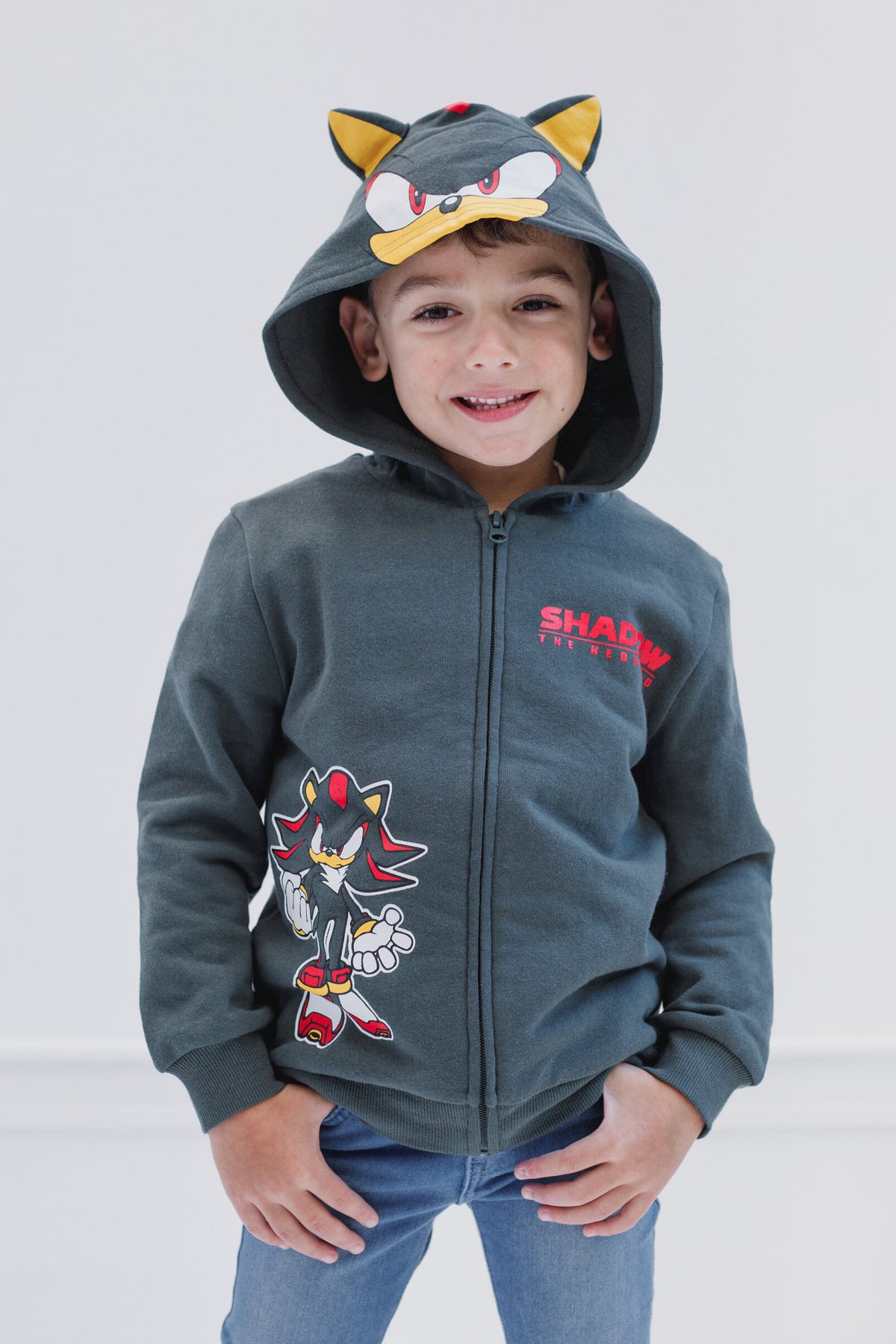 Costume Sonic The Hedgehog Sweatshirt Jacket Hoodie Kids Sonic The