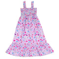 SEGA Sonic the Hedgehog Square Neck Smocked Maxi Dress