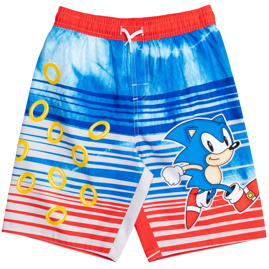 SEGA Sonic The Hedgehog Swim Trunks Bathing Suit