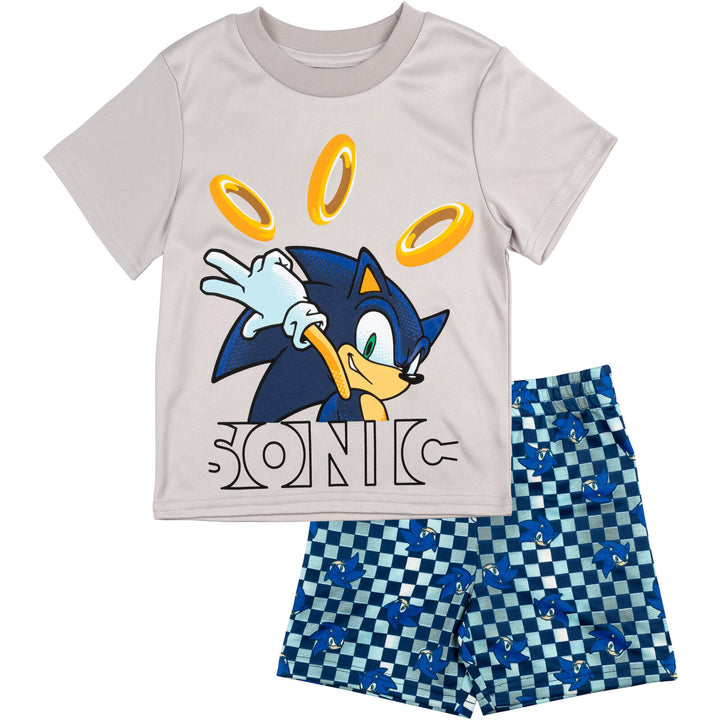 SEGA Sonic the Hedgehog Graphic T-Shirt & Shorts