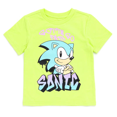 SEGA Sonic The Hedgehog T-Shirt and Shorts Outfit Set