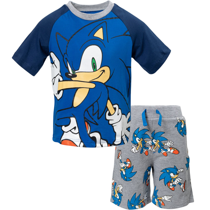 SEGA Sonic the Hedgehog T-Shirt and Shorts Outfit Set