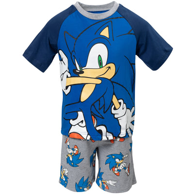SEGA Sonic the Hedgehog T-Shirt and Shorts Outfit Set