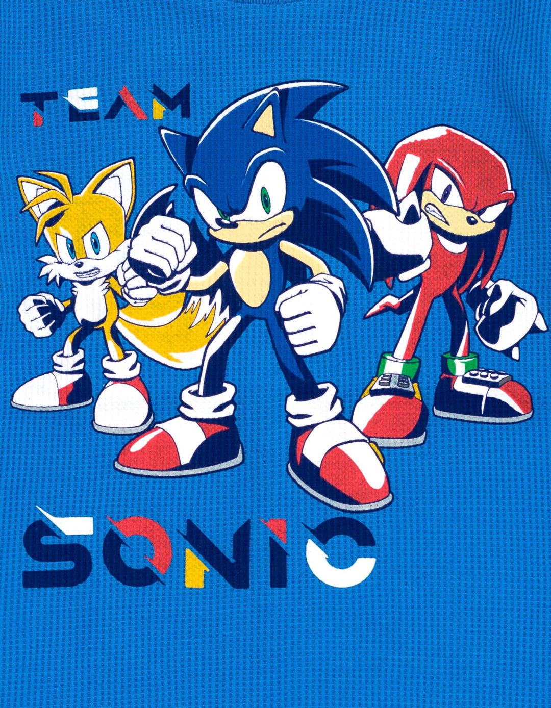 SEGA Sonic the Hedgehog Tails Knuckles Thermal T-Shirt Pants