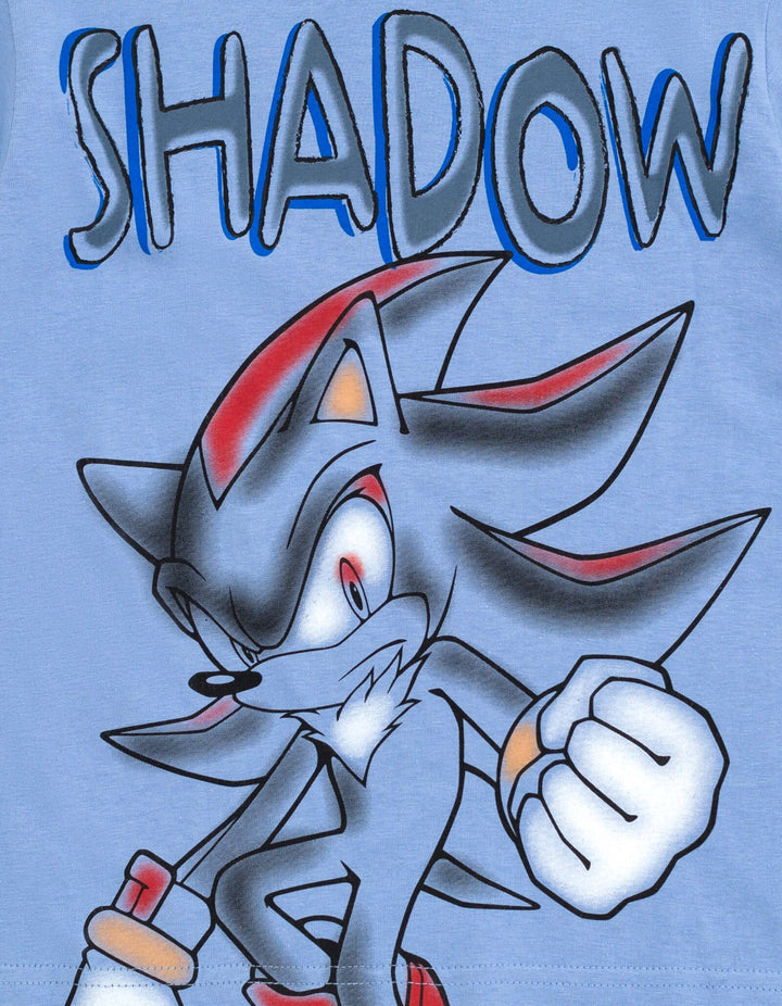 SEGA Sonic the Hedgehog Tails Shadow Knuckles 4 Pack T-Shirts