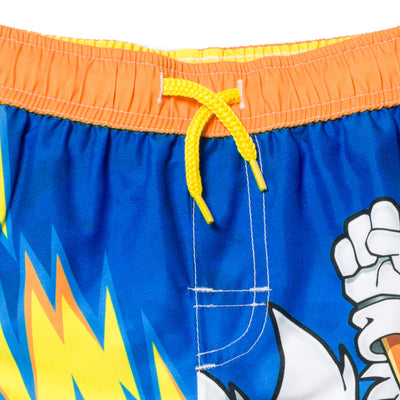 SEGA Sonic the Hedgehog Tails UPF 50+ Swim Trunks Bathing Suit