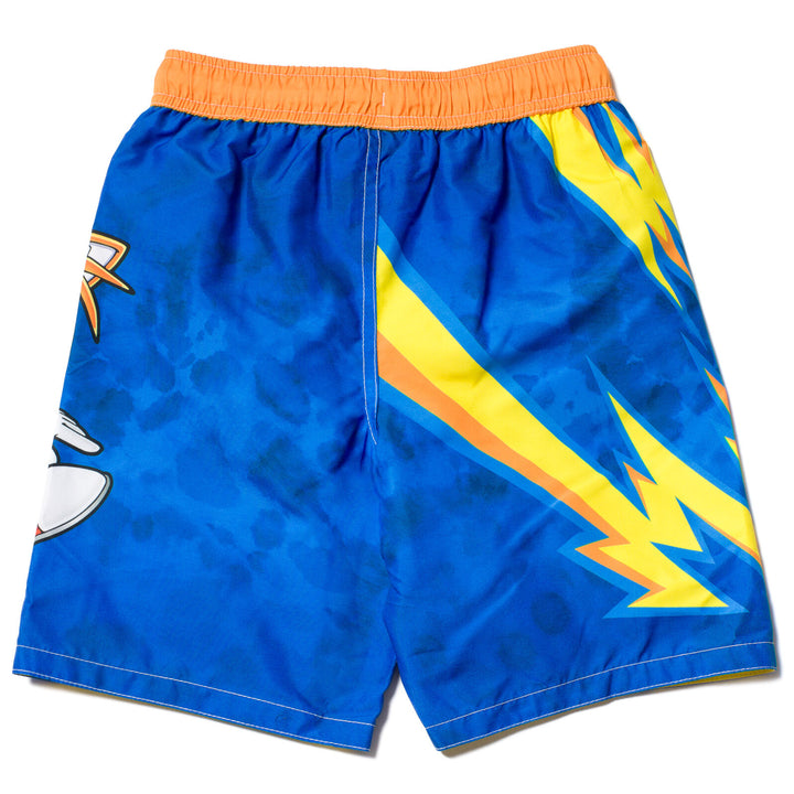 SEGA Sonic the Hedgehog Tails UPF 50+ Swim Trunks Bathing Suit