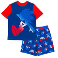 SEGA Sonic the Hedgehog UPF 50+ Rash Guard and Swim Trunks Outfit Set