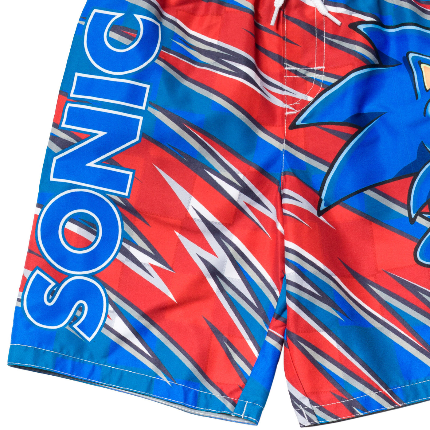 SEGA Sonic the Hedgehog UPF 50+ Swim Trunks Bathing Suit