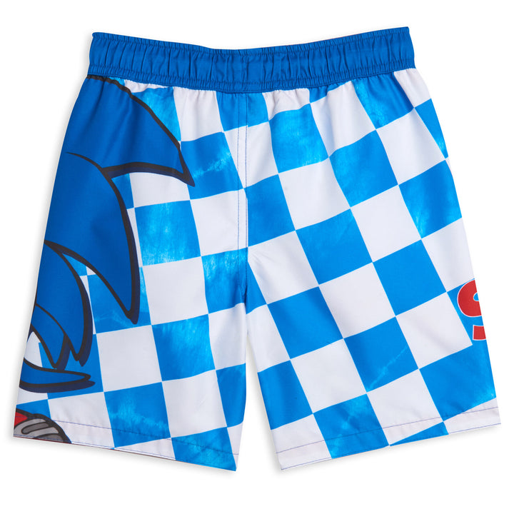 SEGA Sonic the Hedgehog UPF 50+ Swim Trunks Bathing Suit