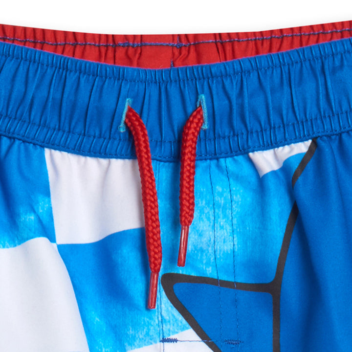 SEGA Sonic the Hedgehog UPF 50+ Swim Trunks Bathing Suit