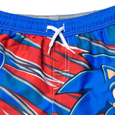SEGA Sonic the Hedgehog UPF 50+ Swim Trunks Bathing Suit