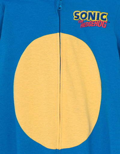 SEGA Sonic the Hedgehog Zip Up Cosplay Coverall