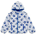 SEGA Sonic the Hedgehog Zip Up Waterproof Hooded Rain Jacket Coat