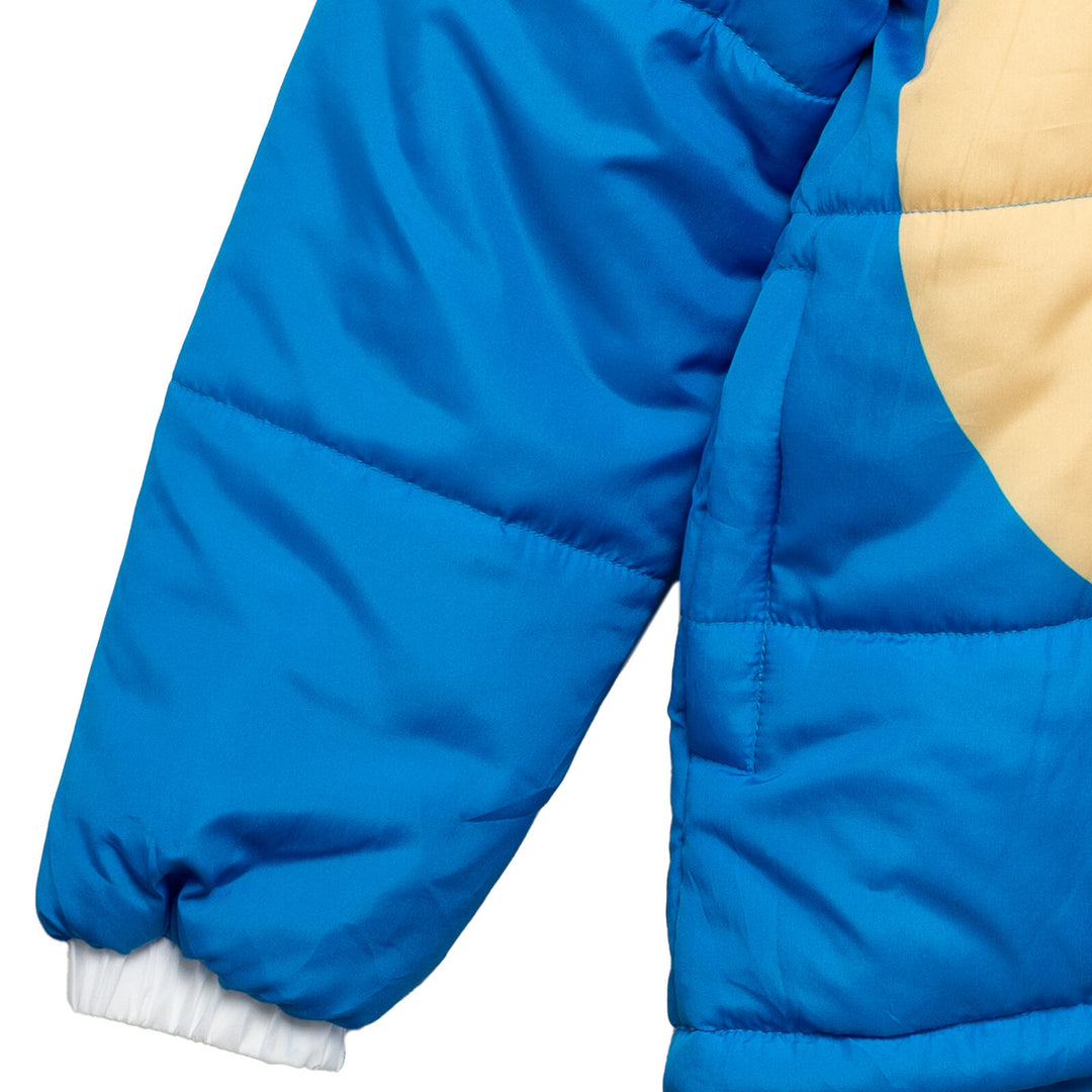 SEGA Sonic the Hedgehog Zip Up Winter Coat Puffer Jacket