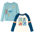 Sesame Street 2 Pack Long Sleeve T-Shirts Infant to Little Kid