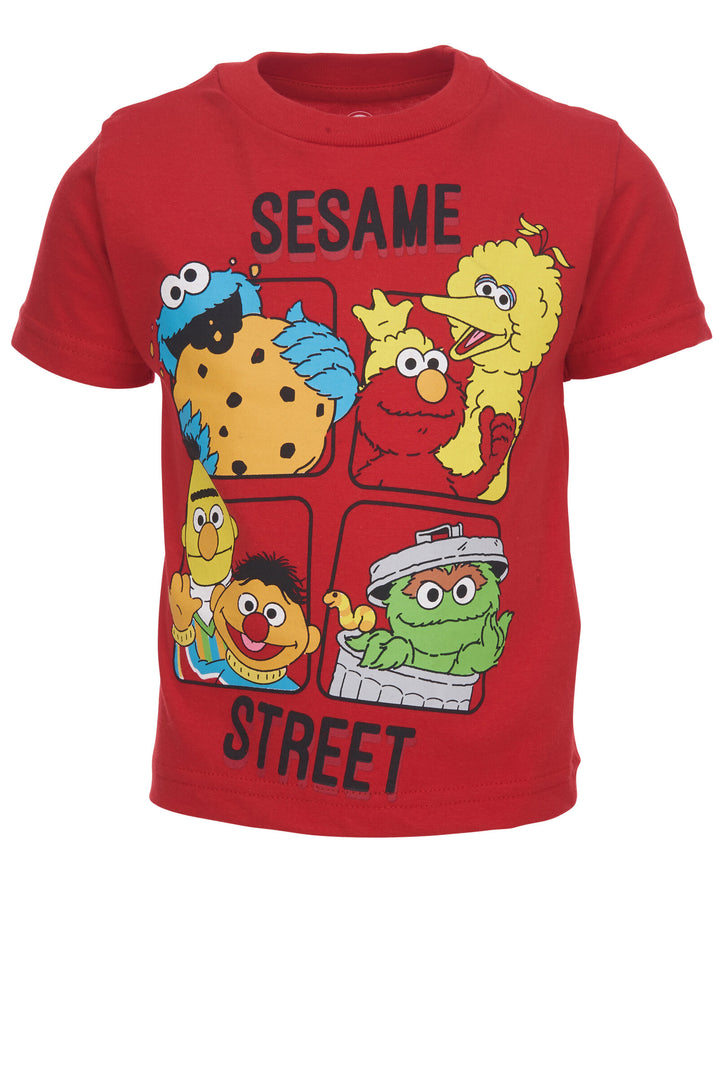 Sesame Street 4 Pack T-Shirts