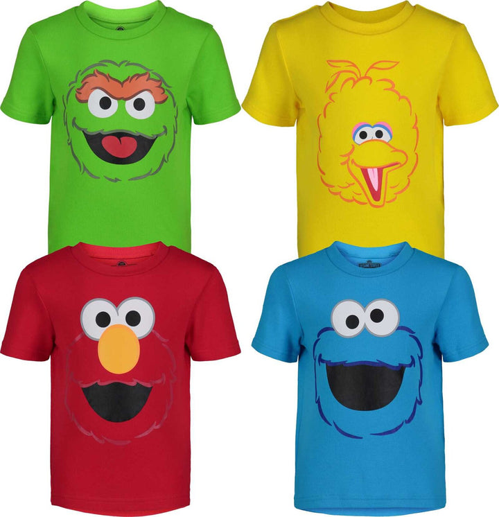 Sesame Street 4 Pack T-Shirts