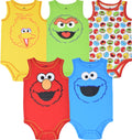 Sesame Street 5 Pack Bodysuits