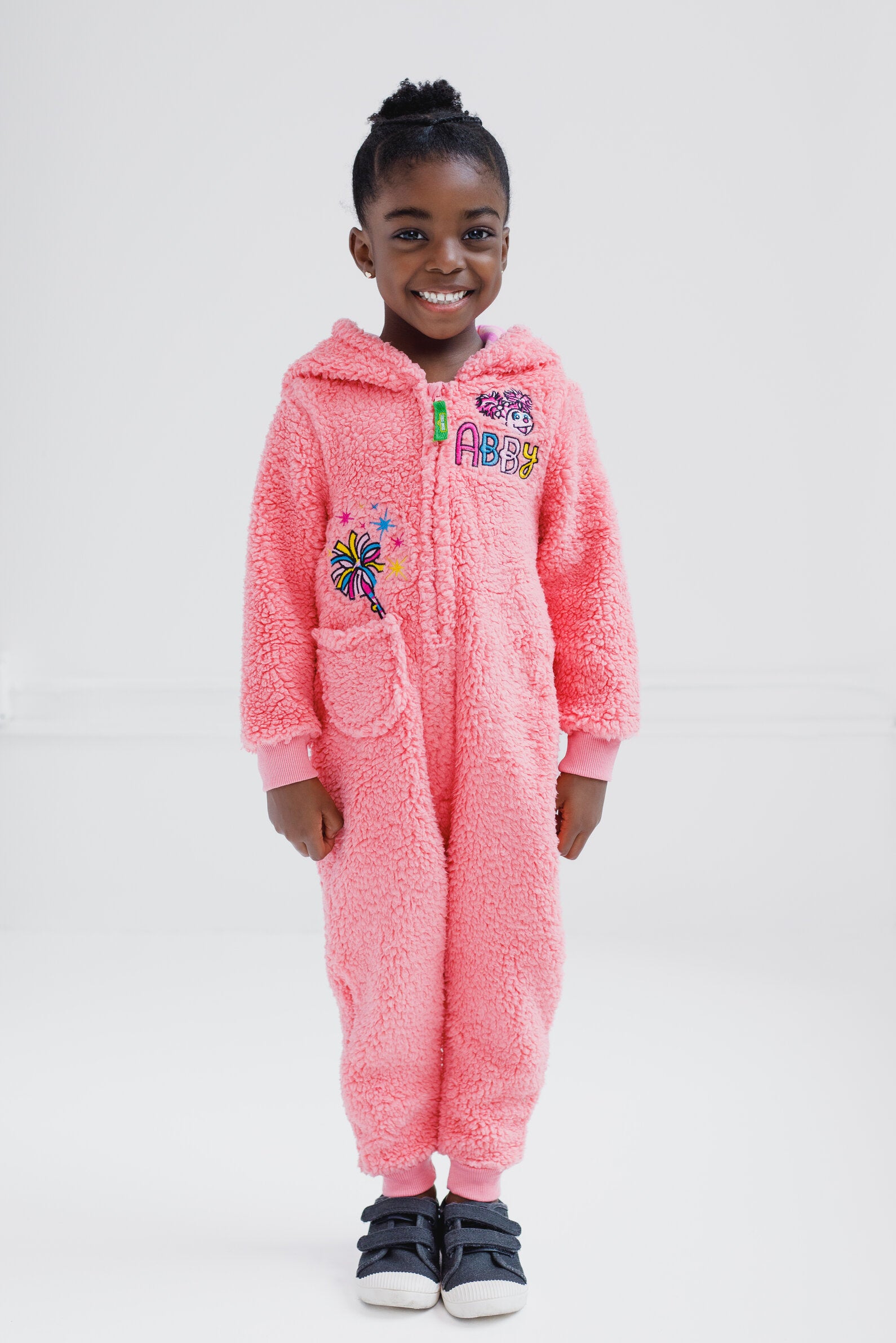 Sesame Street Abby Cadabby Cozy Sherpa Zip Up Cosplay Costume Sesame Street Abby Cadabby Cozy Sherpa Zip Up Cosplay Costume
