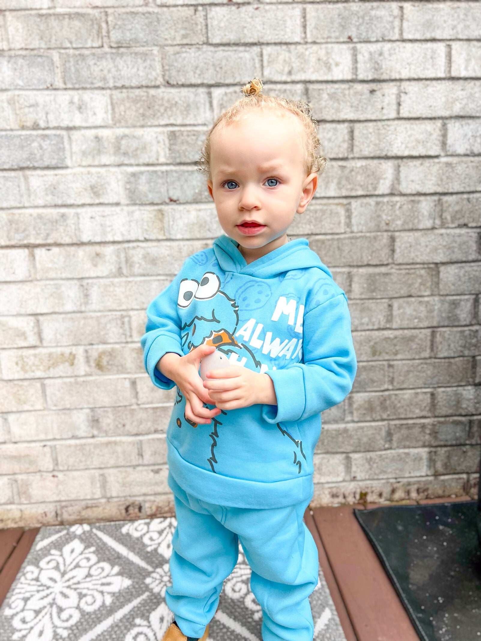 Sesame Street Cookie Monster Fleece Pullover Hoodie and Pants