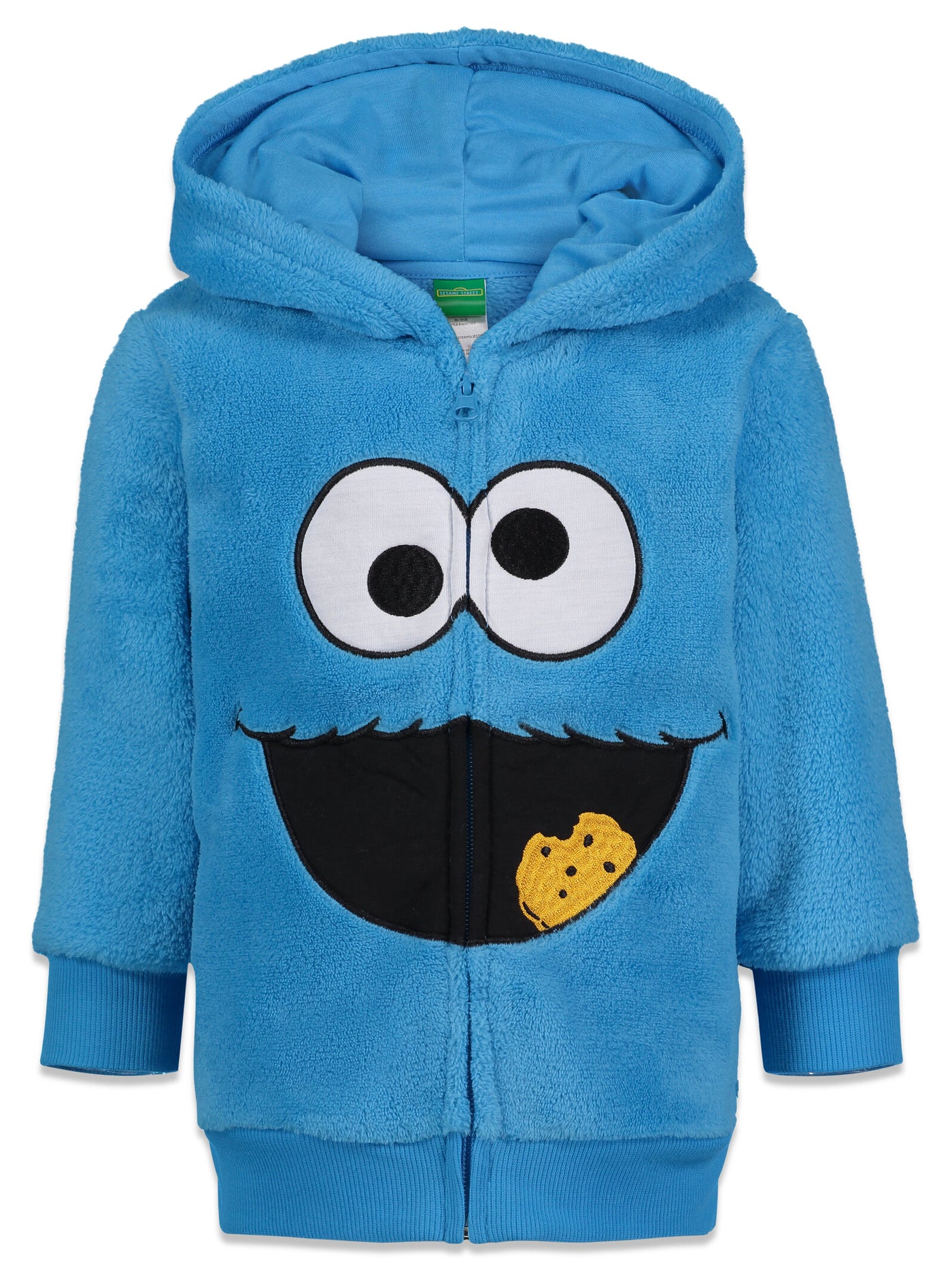 Sesame Street Cookie Monster Fleece Zip Up Hoodie