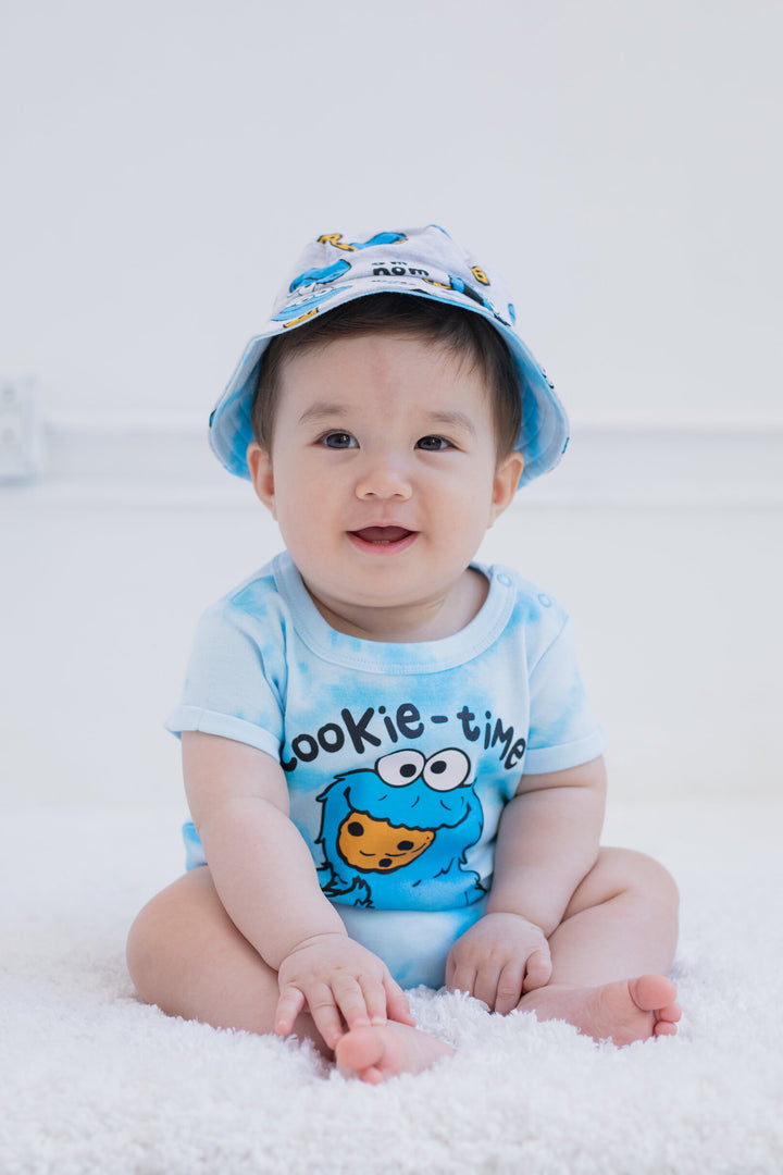 Sesame Street Cookie Monster Romper and Hat