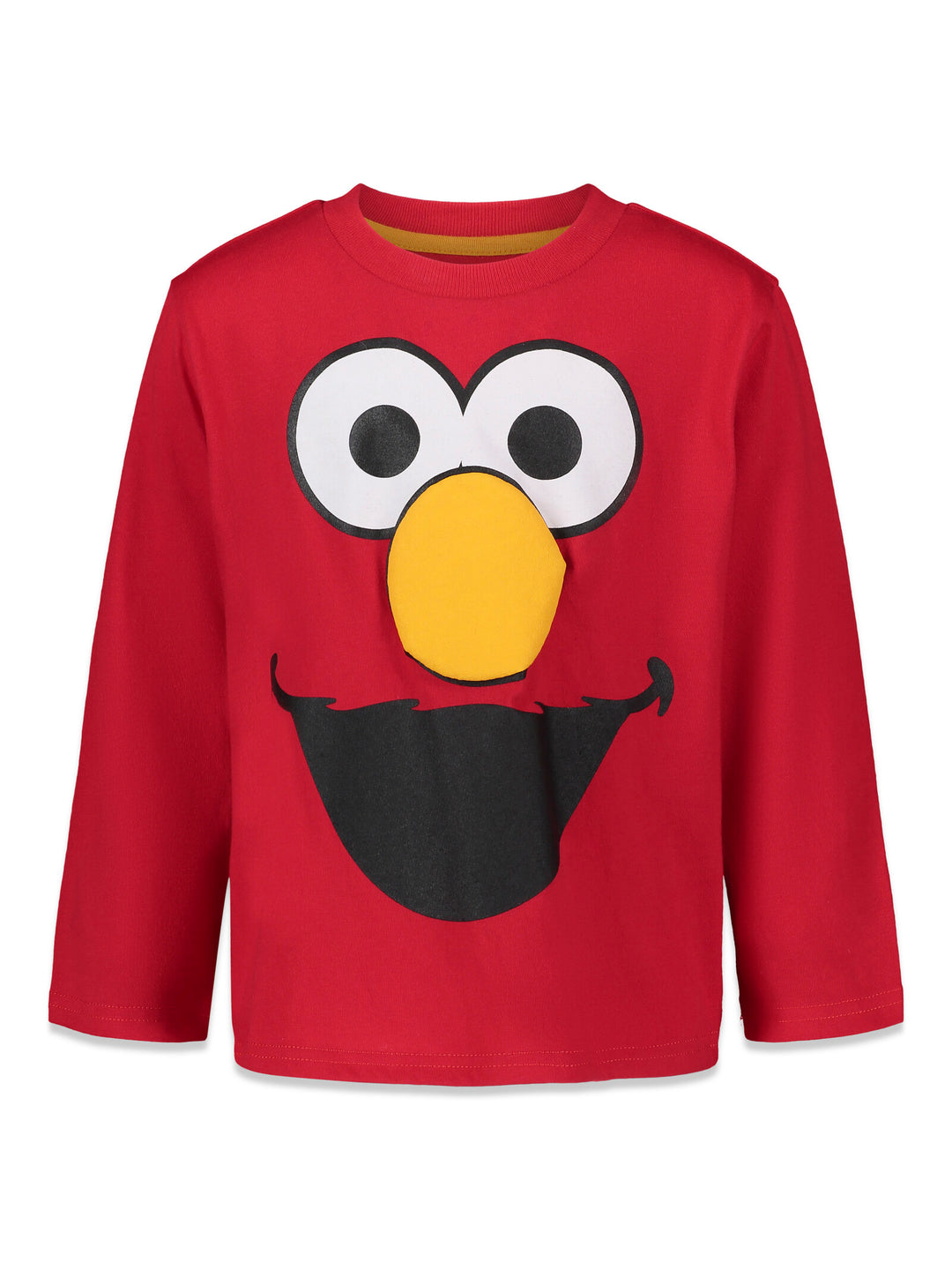 Barrio Sésamo Elmo paquete de 2 camisetas gráficas de manga larga